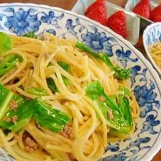 春キャベツの麻婆パスタ